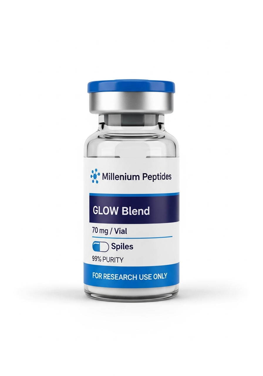 GLOW Blend 70 mg research compound vial