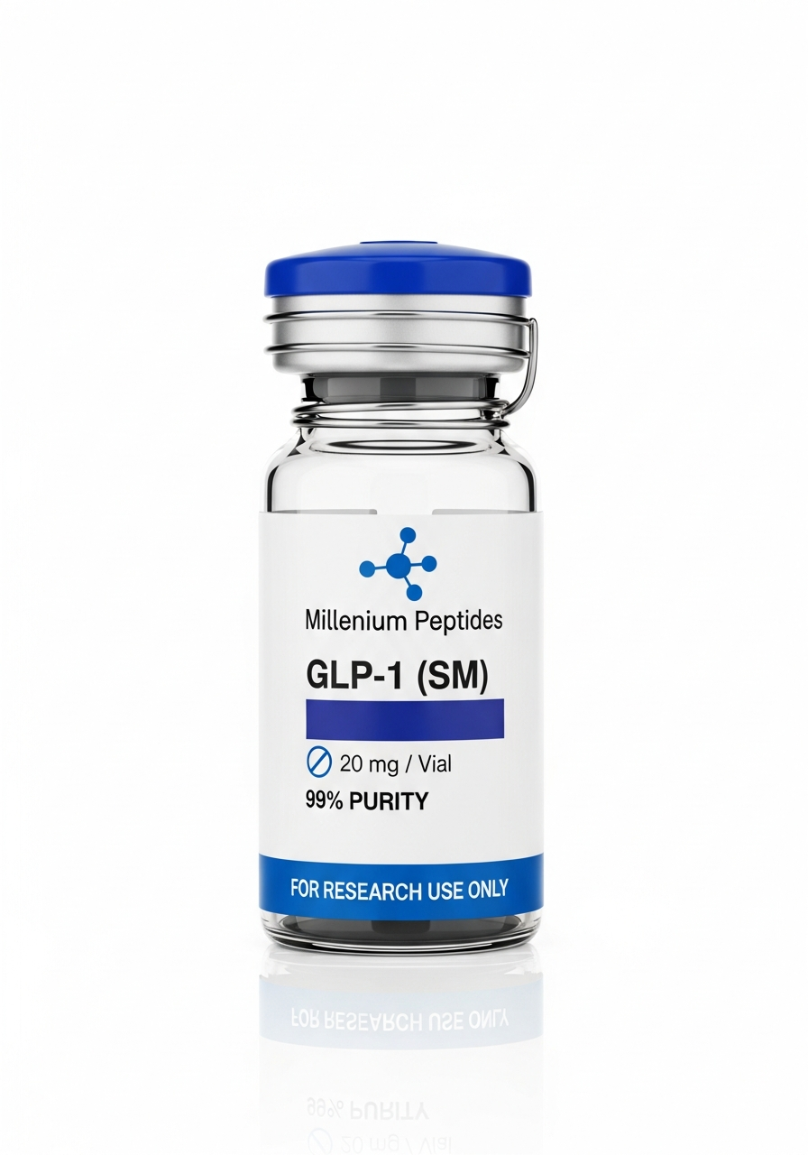 GLP-1 (SM) 20 mg research compound vial