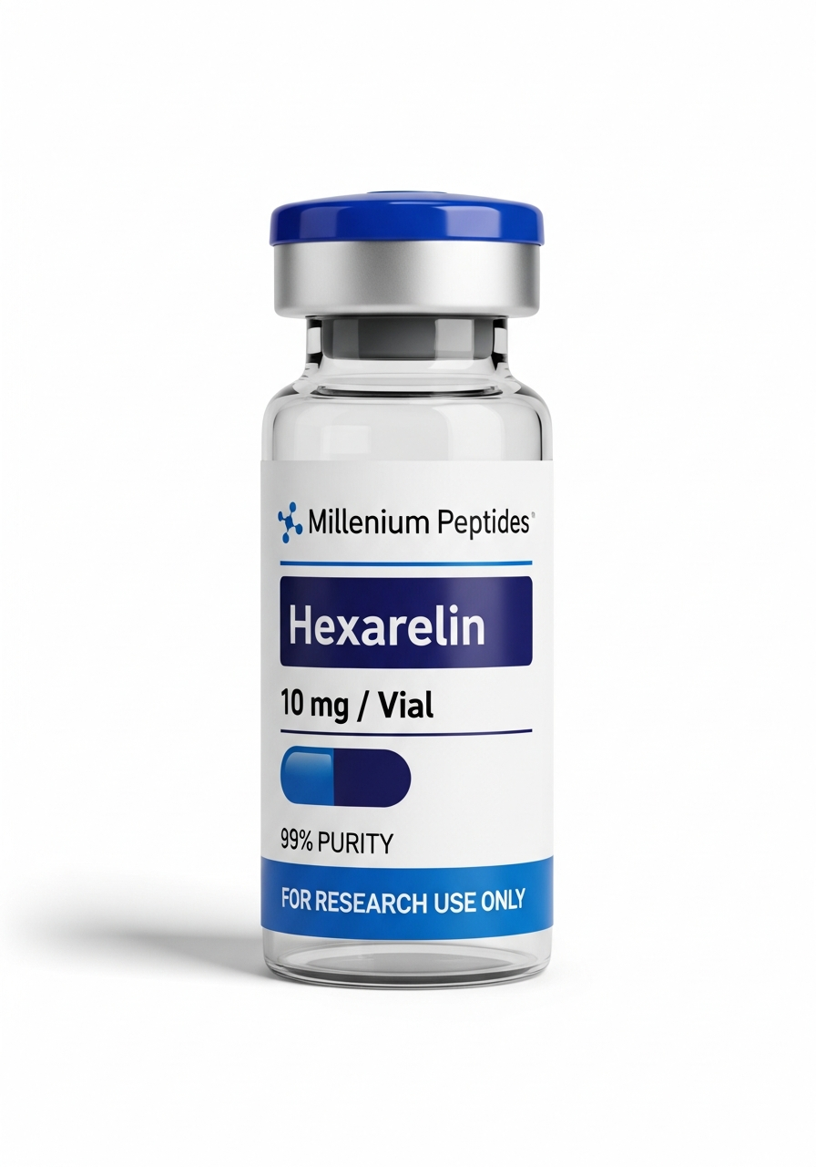 Hexarelin 10 mg research compound vial
