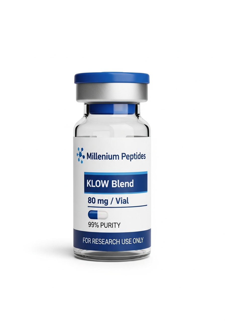 KLOW Blend 80 mg research compound vial