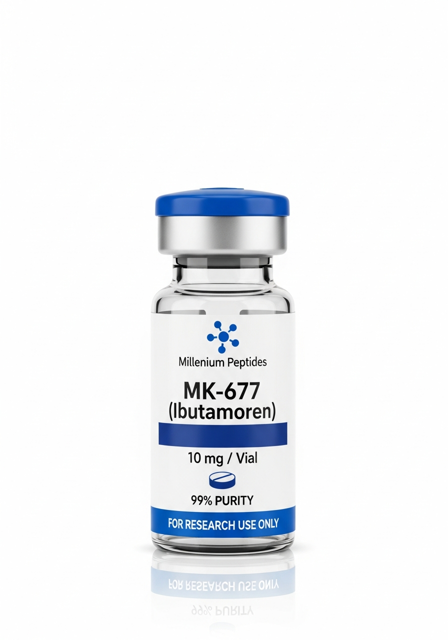 MK-677 (Ibutamoren) 10 mg research compound vial