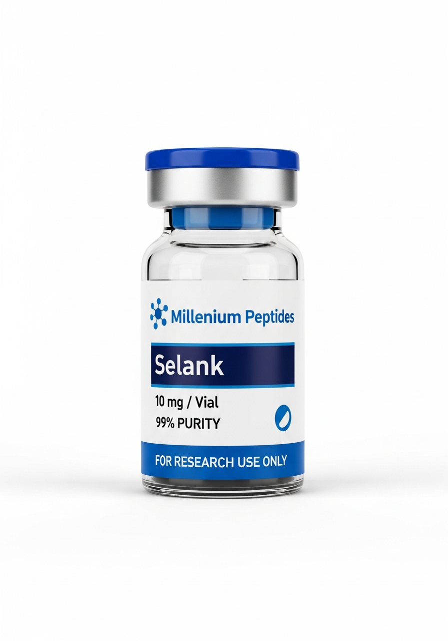 Selank 10 mg research compound vial