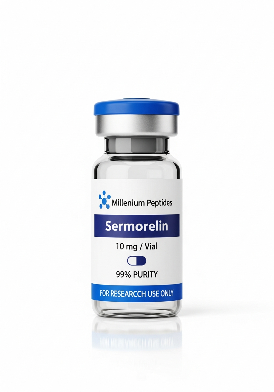 Sermorelin 10 mg research compound vial